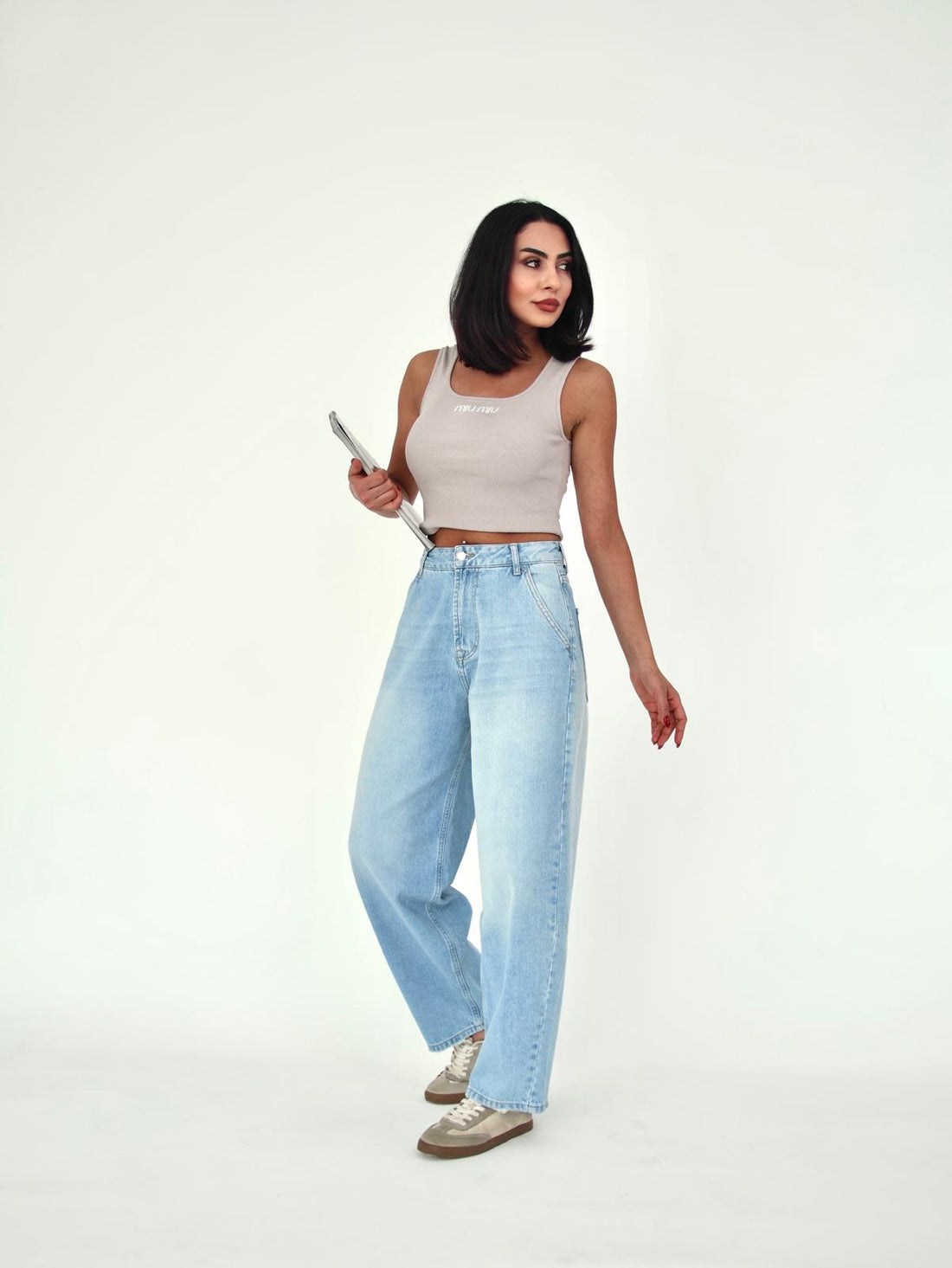 Skater Fit Ice Wash Jean