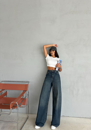 Tint Denim Baggy Pantolon
