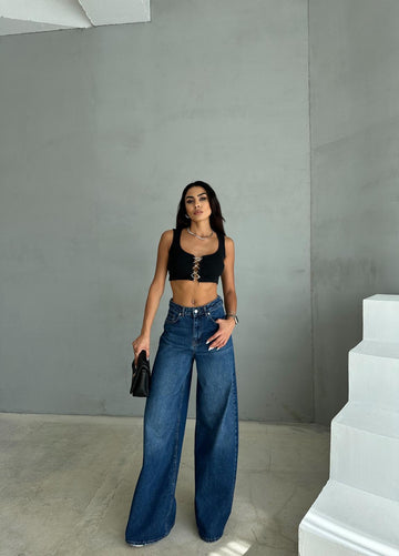 Extra Baggy Dark Blue Jean