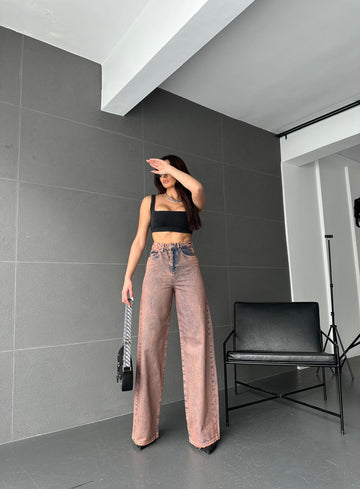 Kızıl Tint Baggy Denim