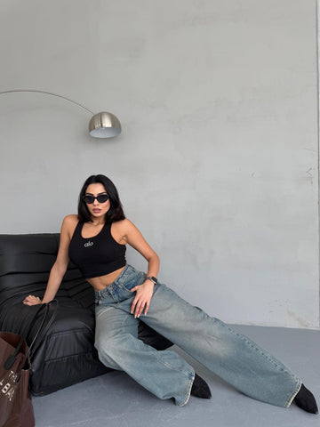 Extra Baggy Tint Denim Pantolon