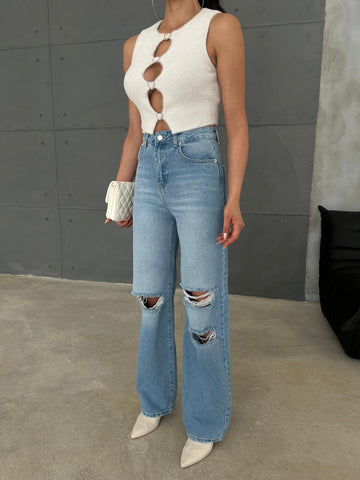 Wide Leg Lazerli Jean
